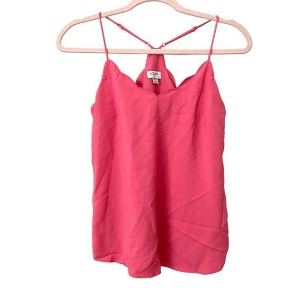 JCREW Scalloped‎ Trim Tank Sz 00